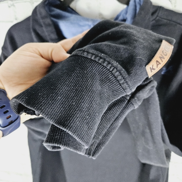 KANGOL | pullover kangaroo pocket hoodie sweatshirt - Picture 7 of 10